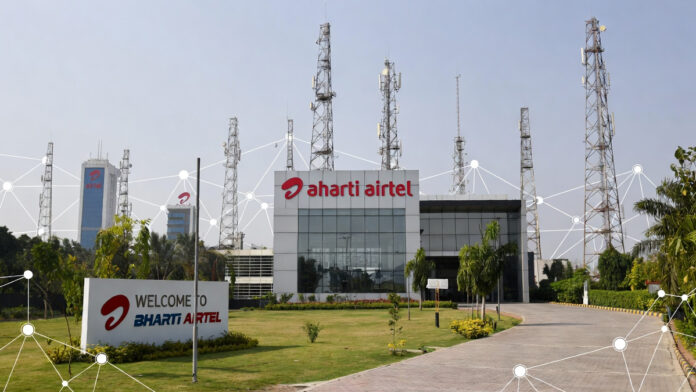 bharti-airtel-q3-results-fy Bharti Airtel headquarters in New Delhi after Q3 FY26 results showing profit decline