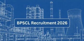 BPSCL announces Assistant Manager recruitment for engineers in 2026