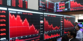 Indian stock market crashes after Budget 2026 announcements