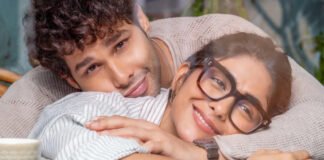 Siddhant Chaturvedi and Mrunal Thakur in a romantic scene from Do Deewane Seher Mein