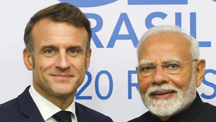 emmanuel-macron-india-visit French President Emmanuel Macron arriving in India for official visit