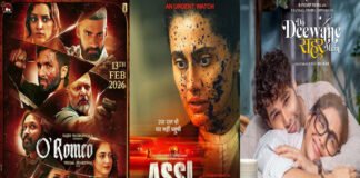 Bollywood box office report collage featuring latest film releases