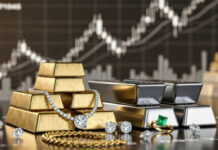 Gold Rises to ₹1.60 Lakh, Silver Surges ₹6,670; Bullion Rally Gains Momentum Amid Global Uncertainty Gold bars and silver bullion displayed as domestic gold hits ₹1.60 lakh and silver jumps ₹6,670
