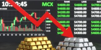 Gold and silver prices fall sharply in Indian bullion market today