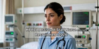 Female nurse in hospital ward representing HPRCA Assistant Staff Nurse recruitment 2026