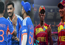 T20 World Cup 2026: India’s Net Run Rate Slip Could Cost Them — West Indies May Reach Semis Without Winning Eden Gardens under floodlights with dramatic clouds, representing the high-stakes knockout and rain concern.