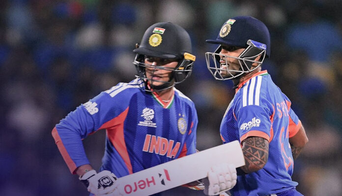 india-vs-zimbabwe-super-eig India players celebrate after 72-run win over Zimbabwe in T20 World Cup Super Eight match