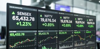 Indian stock market closes higher with Sensex and Nifty ending in green