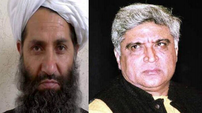 javed-akhtar-taliban-law-re Javed Akhtar speaking during public appearance about global issues