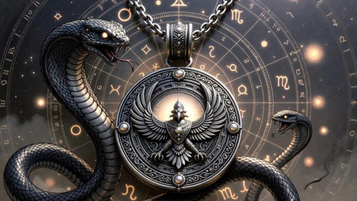 kaal-sarp-dosh-garuda-penda Garuda pendant remedy for Kaal Sarp Dosh in astrology