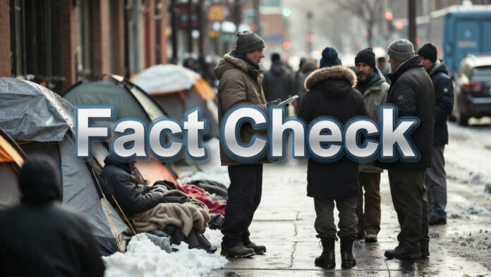 nyc-homeless-encampment-Fac Homeless encampment tents on a New York City sidewalk in winter