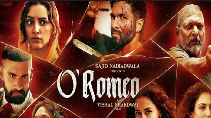 o-romeo-shahid-kapoor-nana- Shahid Kapoor and Nana Patekar in intense scene from O Romeo set in 1990s Mumbai