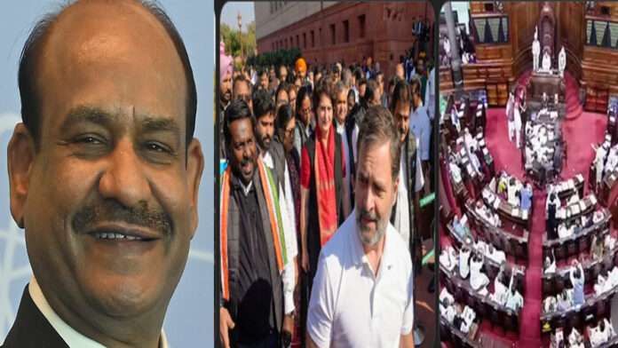 opposition-no-confidence-om Opposition parties plan no-confidence motion against Lok Sabha Speaker Om Birla amid controversy