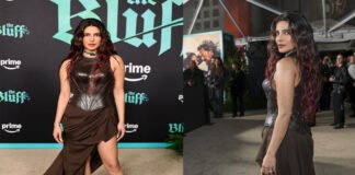 Priyanka Chopra at The Bluff world premiere red carpet
