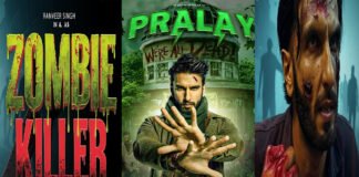Ranveer Singh in intense rugged look for upcoming zombie thriller Pralay concept