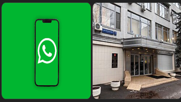 russia-whatsapp-restriction WhatsApp logo displayed on smartphone screen as Russia intensifies digital restrictions.