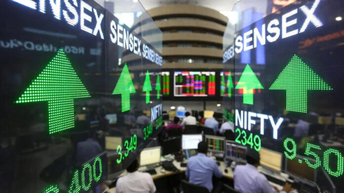 sensex-nifty-closing-februa BSE Sensex and NSE Nifty closing values on February 11, 2026, showing flat market performance