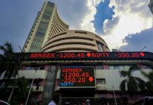 Sensex Crashes 1,048 Points, Nifty Slips Below 25,500 Amid Global Weakness and IT Sell-Off Bombay Stock Exchange building as Sensex falls over 1,000 points in sharp market decline