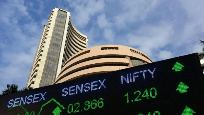 sensex-up-650-nifty-25600-i BSE Sensex surges 650 points as Indian stock market closes in green February 2026