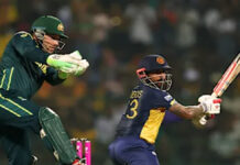 Australia on Brink of T20 World Cup Exit After Sri Lanka Defeat; Super-8 Qualification Hangs by a Thread Sri Lanka players celebrating victory over Australia in T20 World Cup match