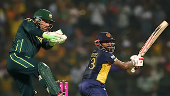 sri-lanka-beat-australia-t2 Sri Lanka players celebrating victory over Australia in T20 World Cup match