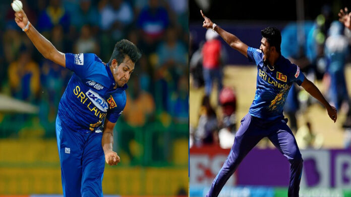 sri-lanka-squad-change-path Matheesha Pathirana and Dilshan Madushanka Sri Lanka fast bowlers during international matches