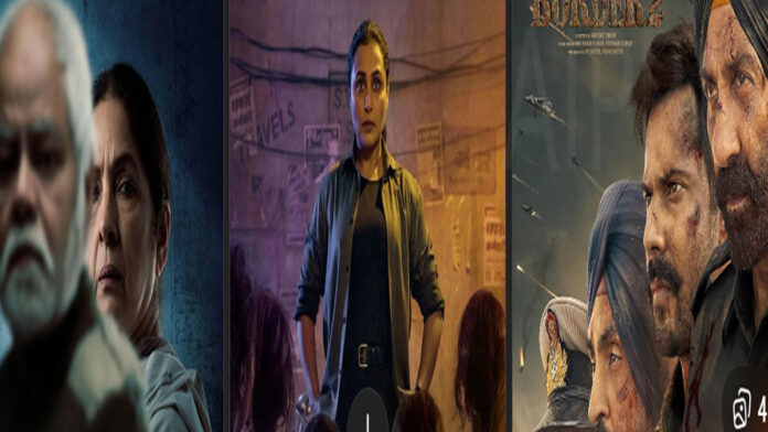 Sunday box office performance of Vad 2, Mardaani 3, and Border 2 in Indian cinemas