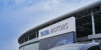 Tata Motors headquarters in Mumbai after Q3 FY26 results showing passenger vehicle segment loss