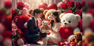 Teddy Day 2026 celebration with colorful teddy bears and romantic gifts