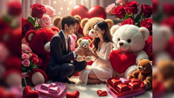 Teddy Day 2026 celebration with colorful teddy bears and romantic gifts