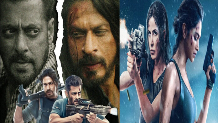 tiger-vs-pathaan-delay-news Salman Khan and Shah Rukh Khan representing the delayed Tiger vs Pathaan film