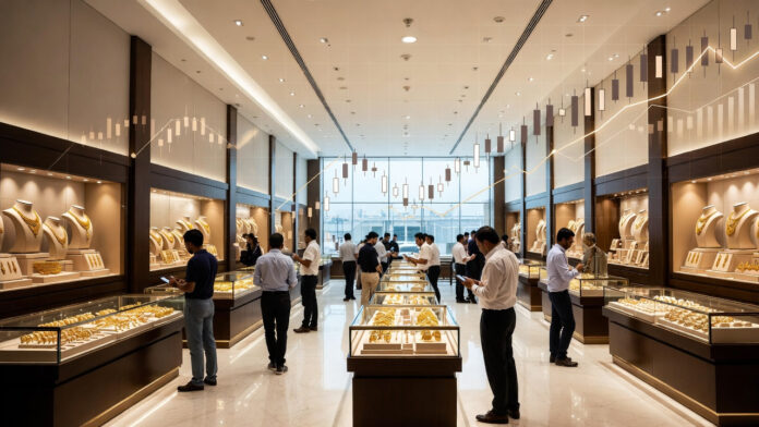 titan-q3-fy26-profit-1684-c Titan jewelry showroom reflecting strong quarterly profit growth