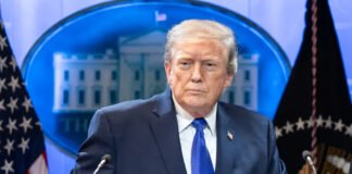 President Donald Trump delivering the State of the Union address to Congress in Washington D.C.
