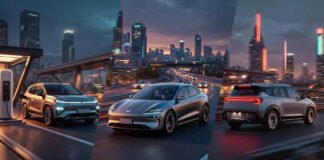 Upcoming electric cars launching in India March 2026 including Maruti eVitara, Hyundai IONIQ 6 and Kia Syros EV.