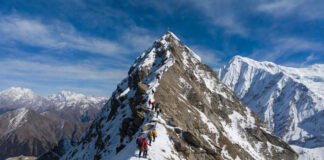 Mountaineers climbing Himalayan peaks in Uttarakhand after government approval