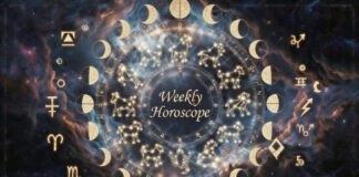 Zodiac wheel symbolizing weekly horoscope predictions