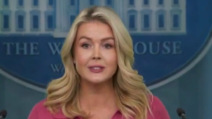 white-house-russia-2016-ele White House Press Secretary Karoline Leavitt speaks on Russia 2016 election claims