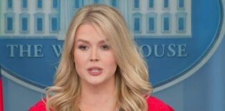 White House press briefing discussing Trump and Jeffrey Epstein document release
