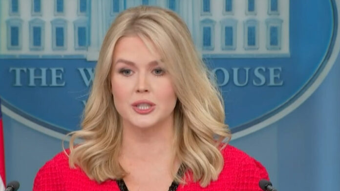white-house-trump-epstein-f White House press briefing discussing Trump and Jeffrey Epstein document release