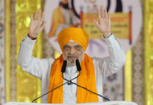 Amit Shah’s ‘Badlav Rally’ in Moga Set to Spark Major Political Momentum in Punjab, Says BJP Leader Sukhminderpal Singh Grewal Union Minister for Home Affairs and Cooperation, Amit Shah addressing the gathered congregation