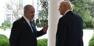 Benjamin Netanyahu and Donald Trump