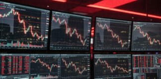 Global stock market decline with Asian and European indices falling sharply
