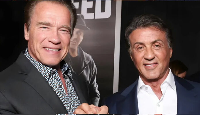 Retired-and-Dangerous-poste Retired and Dangerous poster Sylvester Stallone and Arnold Schwarzenegger