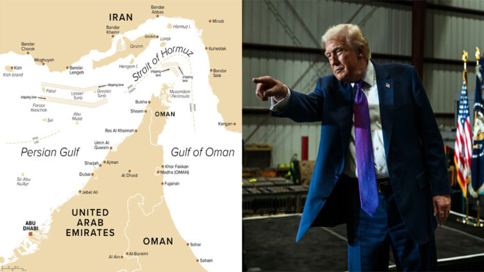 Trump-Issues-48-Hour-Ultima Trump Iran ultimatum Hormuz Strait oil tanker crisis global energy shipping route