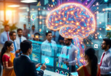 AI Reshaping Global Jobs: Automation Cuts Traditional Roles While Tech Careers Surge AI automation replacing traditional jobs with workers learning digital skills in technology environment