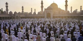 Alvida Juma 2026 prayers mosque crowd Ramadan last Friday India