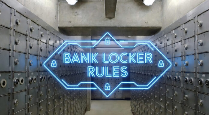 bank-locker-theft-rbi-rules Bank locker storage vault inside a bank showing safety deposit boxes used by customers to store valuables