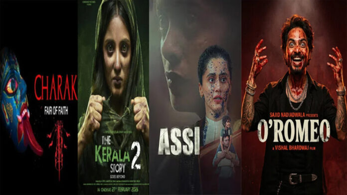 The Kerala Story 2 leading the weekend box office collection while Charak, Assi and O Romeo record slower earnings in the latest Bollywood box office report