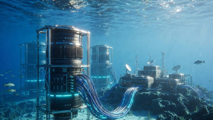 china-underwater-data-cente Underwater data center modules installed on the ocean floor near Hainan China