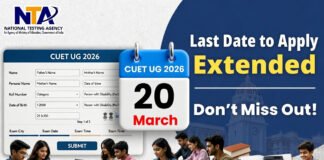 CUET UG 2026 registration deadline extended by NTA students applying online
